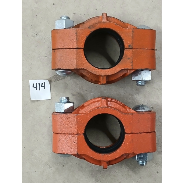 LOT OF 2 - VICTAULIC 77 REDUCING COUPLING - AS NEW