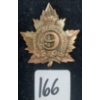Image 1 : WWI 9TH CDN MOUNTED RIFLES CAP BADGE