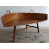 TWO-HANDED GRAIN THRESHER - REPURPOSED INTO COFFEE TABLE