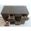 Image 3 : APOTHECARY CARD CABINET - MIXED WOOD - C. LATE 19TH / EARLY 20TH CENTURY