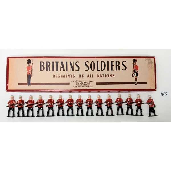 BRITAINS SOLDIERS LEAD FIGURES - NO. 18 WORCESTERSHIRE REGIMENT