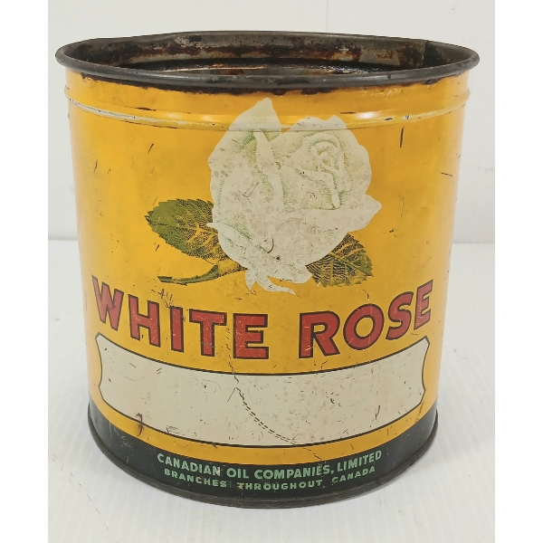 WHITE ROSE GREASE CAN - 5 LBS