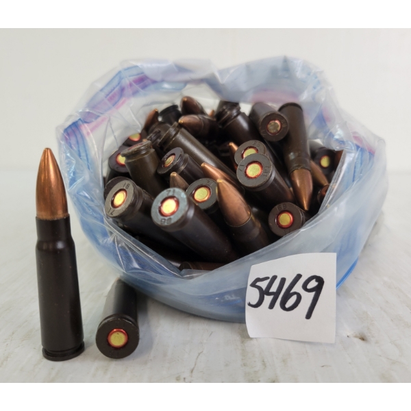 AMMO: 100X MILITARY 7.62X39 - 124GR