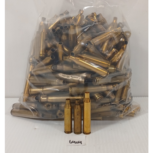 BRASS: QTY OF MISC RNDS - INCL .243 WIN, ETC - 7.5LBS