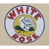 Image 12 : TOKHEIM GAS PUMP - REFINISHED AS WHITE ROSE W/ GLOBE