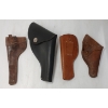 Image 2 : LOT OF 4 - DECOY DUCK & LEATHER HANDGUN HOLSTERS