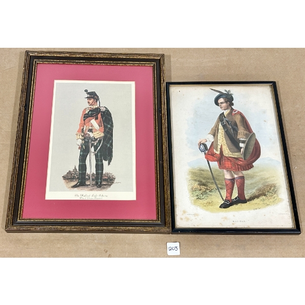 LOT OF 2 - "THE HIGHLAND LIGHT INFANTRY" BY ARCHIBALD ELIOT HASWELL MILLER & "MAC NAB" BY RR MCJAN