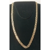 Image 1 : 10K GOLD FLAT CUBAN LINK NECKLACE