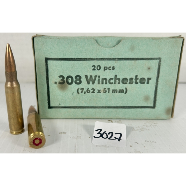 AMMO: 20X .308 WIN FMJ