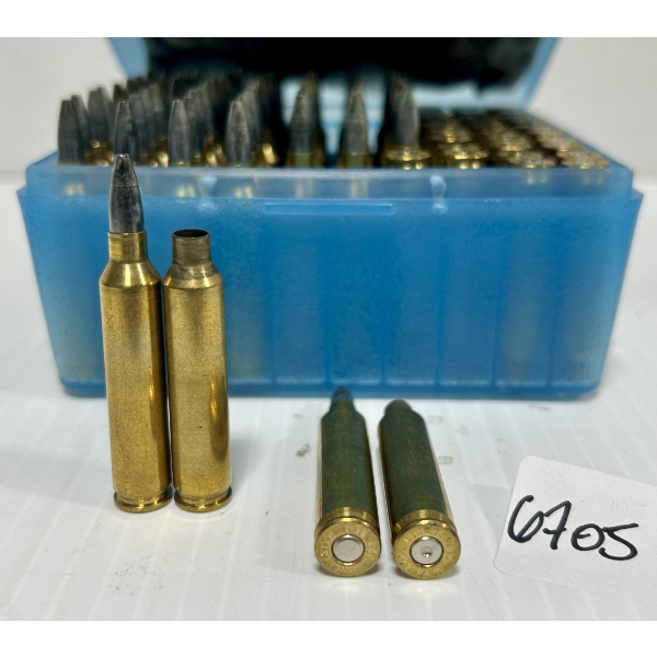 AMMO / BRASS: 68X LIVE & 32X BRASS .19-223 CALHOON