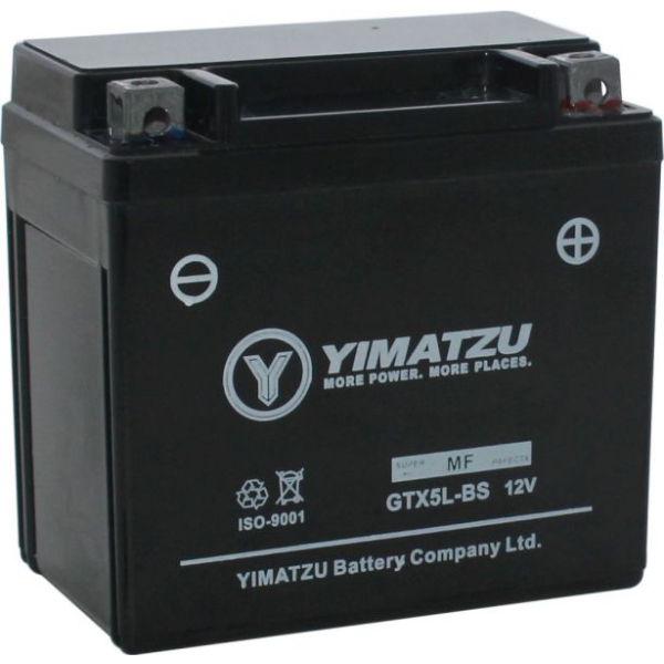 YIMATZU POWER SPORT GTX5L-FA 12V BATTERY