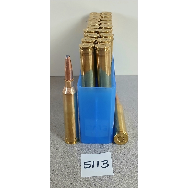 AMMO: 20X REMINGTON .264 WIN MAG - 140GR CORE-LOKT PSP - RELOADS 