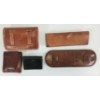 Image 2 : LOT OF 5 - LEATHER CARTRIDGE HOLDER - INCL HUNTER CO., COOPER WEEKS, ECT.