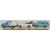 Image 2 : LOT OF 3 - TONKA PRESSED STEEL TOW, STACK RACK TRUCK MODELS