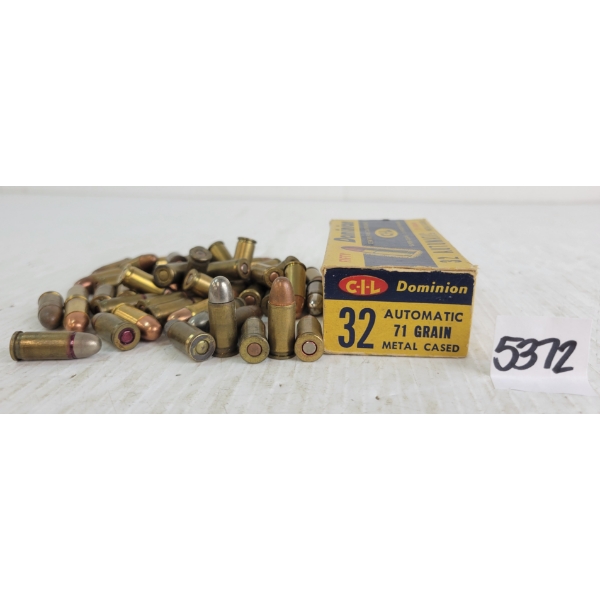 AMMO: 100X MIXED .32AUTO - 71GR