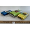 Image 1 : LOT OF 3 - MATTEL & UNKNOWN PLASTIC FRICTION CARS