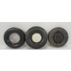 Image 2 : LOT OF 3 - TIRE ASHTRAYS & SUNDO CLOCK