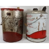 Image 4 : LOT OF 2 - TEXACO 5 GAL FUEL CANS W/ SPOUTS