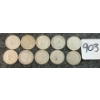Image 2 : LOT OF 10 - 1942-1968 CDN 10 CENT COINS