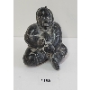 Image 2 : STONE CARVED SITTING PERSON - SIGNED - STONE