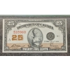 Image 1 : 1923 DOMINION OF CANADA 25 CENT BANKNOTE - PMG GRADED