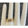 Image 2 : CAST 10KYW GOLD CLUSTER RING W/ 9 SINGLE CUT DIAMONDS