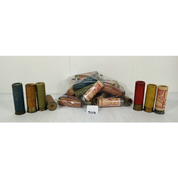 AMMO: 29X MIXED 12GA - #5 & 6 SHOT - INCL WINCHESTER REPEATER & PAPER LABELS