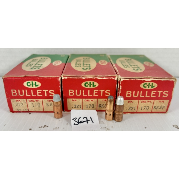 BULLETS: 114X CIL & WIN .32 CAL - 170 GR SP