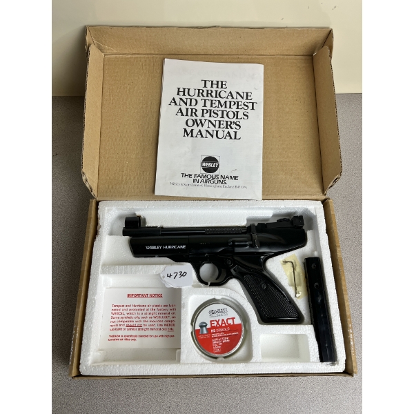 WEBLEY HURRICANE IN .177 PELLET NO PAL REQUIRED 