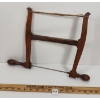 Image 2 : VICTORIAN MAHOGANY FRAME SAW / FRET W/ BONE TENSION BAR