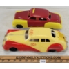 Image 3 : LOT OF 2 - RELIABLE & IRWIN WIND-UP POLICE CAR & TAXI