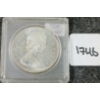 Image 2 : 1967 CDN SILVER DOLLAR - CANADIAN GOOSE
