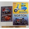 Image 1 : LOT OF 3 - MANX NORTON, AMERICAN DREAM, LAMBRETTA LIL 50 SST SIGNS