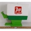Image 3 : LOT OF 3 - 7-UP THE UNCOLA MACHINE & CARDBOARD ADVERTISEMENTS