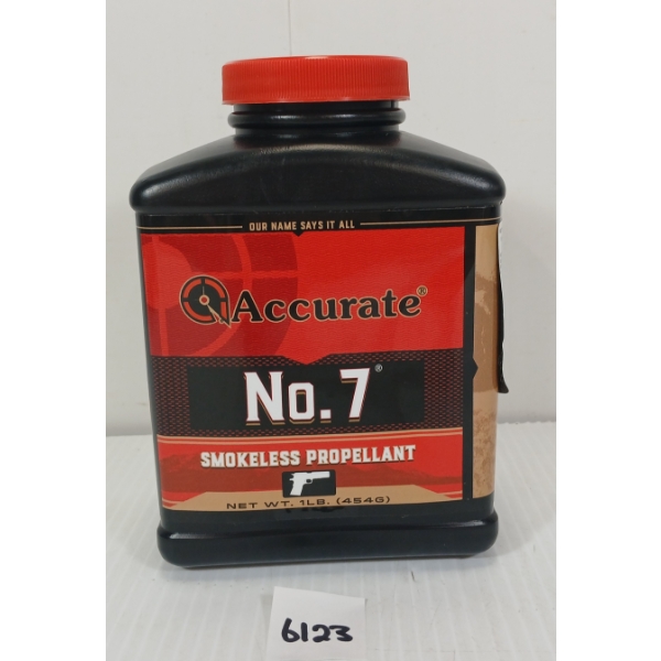 POWDER: ACCURATE NO. 7 SMOKELESS POWDER - 1LB