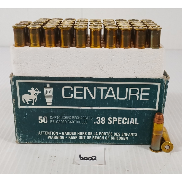AMMO: 50X CENTAURE .38 SPL - FN
