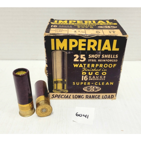 AMMO: 25X CIL 16 GA 2 3/4 IN NO 6