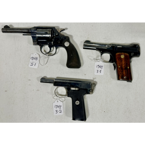 LOT OF 3 - PROHIBITED HANDGUNS