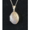 Image 2 : LOT OF 2 - STERLING SILVER PHOTO LOCKET NECKLACE & JOHN L. DENMARK FLORAL BRACELET W/ LINK