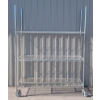 Image 1 : STAINLESS STEEL ROLLING SHELF UNIT