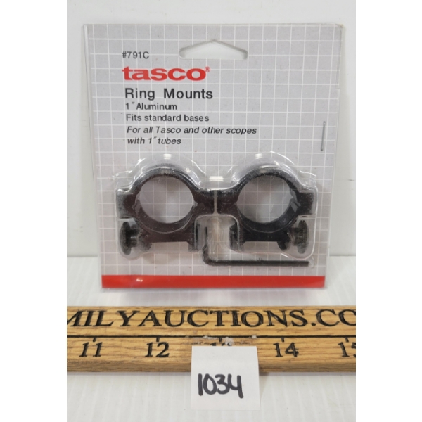 TASCO 1IN ALUM RING MOUNTS