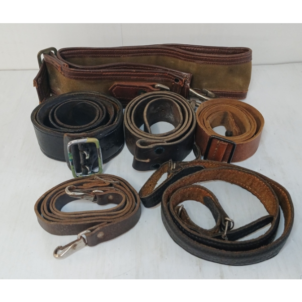 LOT OF 6 - MISC SLINGS & BELTS