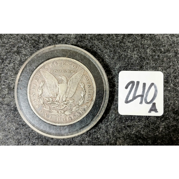 1889 US MORGAN SILVER DOLLAR