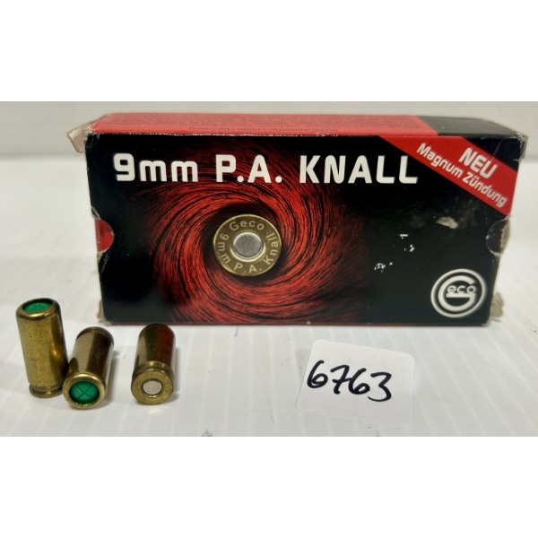 BLANKS: 50X GECO 9 MM - BLANK