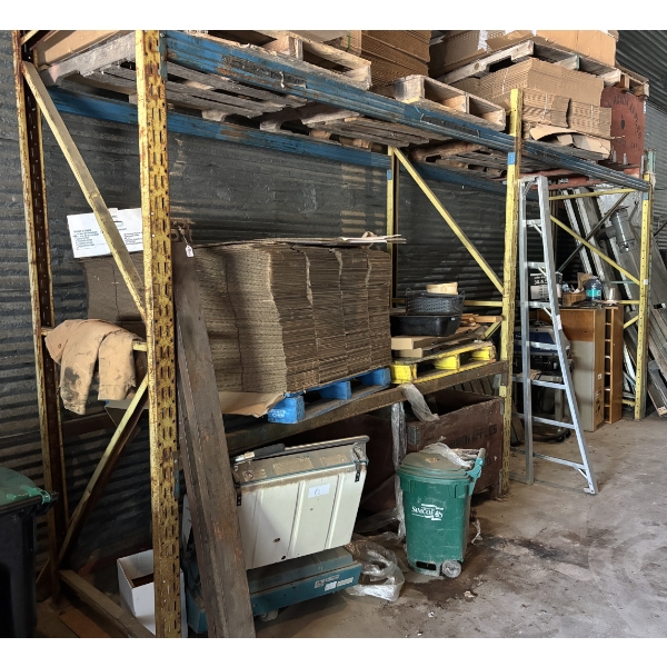 BUILDING RACKING - MIXED STYLES - 9 X 27 FT. X 42 IN. - CONTENTS NOT INCL.