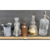 Image 4 : LOT OF 5 - MISC BOTTLES - INCL SELTZER BOTTLE & INK BOTTLE, ETC