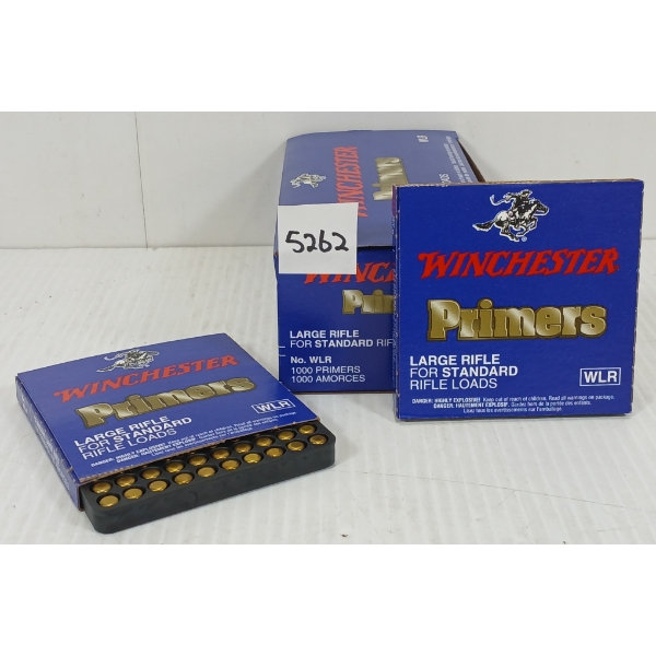 PRIMERS: 1000X WINCHESTER LARGE RIFLE 