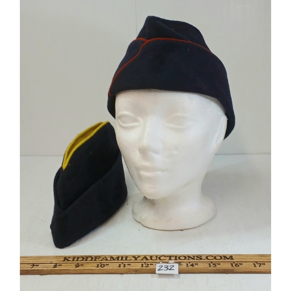 LOT OF 2 - 1947 FRENCH ARMY ARTILLERY & AFRICAN INFANTRY CAPS