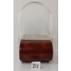 Image 1 : LUCITE BOX CLUTCH PURSE