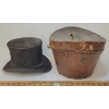 Image 5 : W. & D. DINEEN TOPHAT W/ LEATHER CARRIER